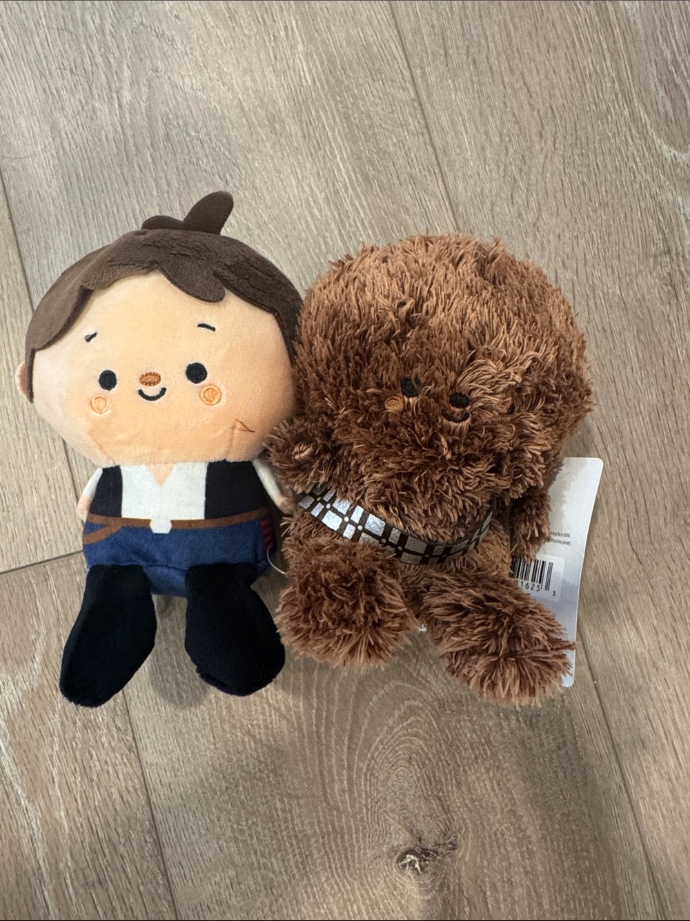 NWT Cute Hallmark Star Wars Plush Duo - Han Solo & Chewbacca